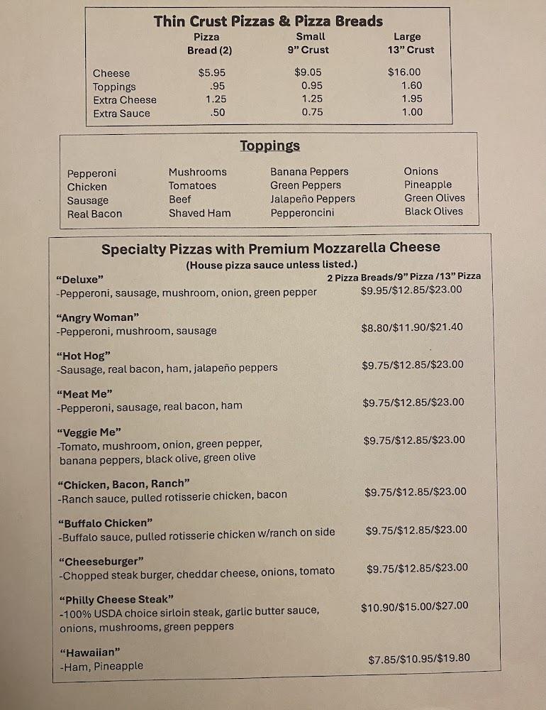 East Side Pizza Menu image 1